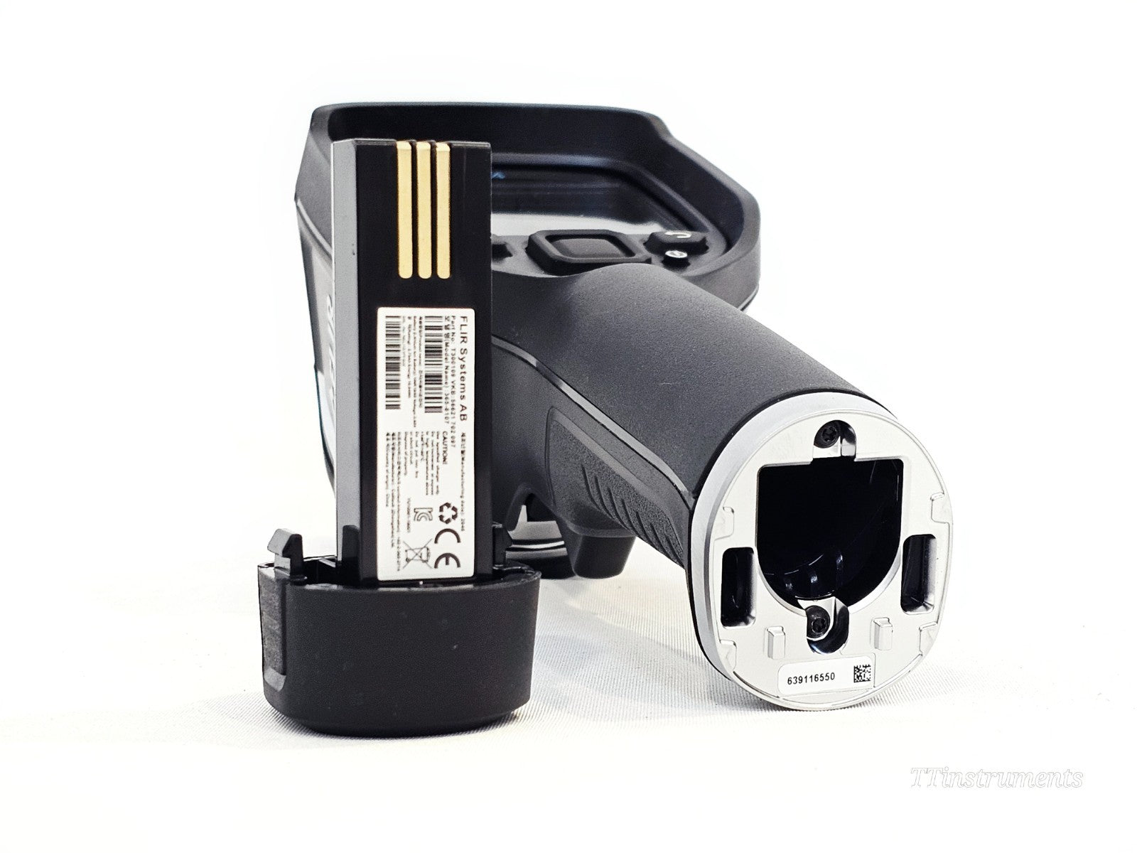 FLIR E4 used thermal imager close-up of lens and infrared sensor