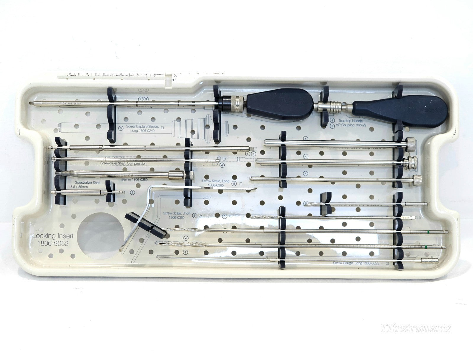 Stryker Instrument Set For T2 Basic Long Incomplete #2