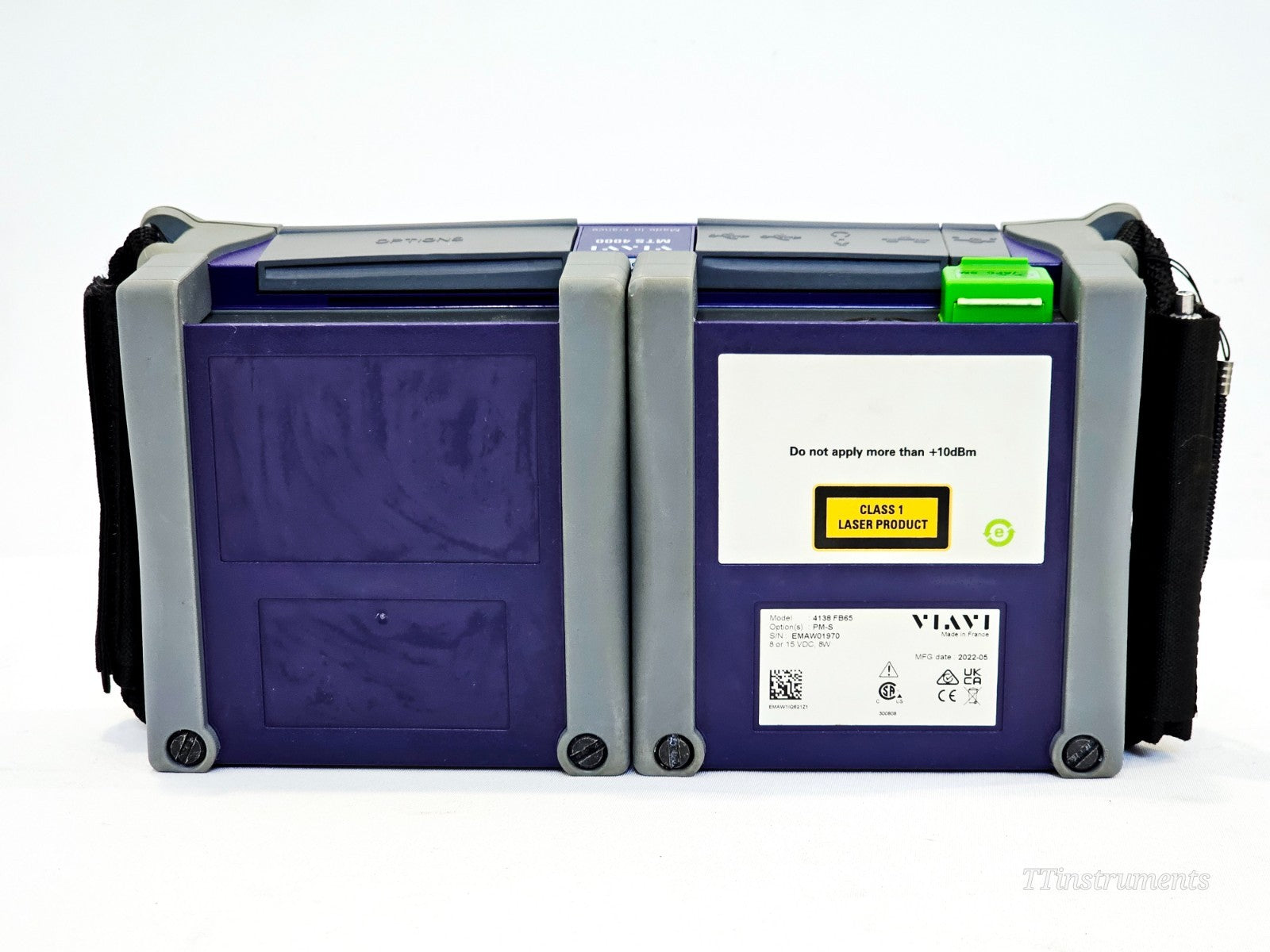 Calibrated Viavi MTS 4000 V2 + 4138 FB65 1310/1550/1650 Live OTDR & P5000i Tips4