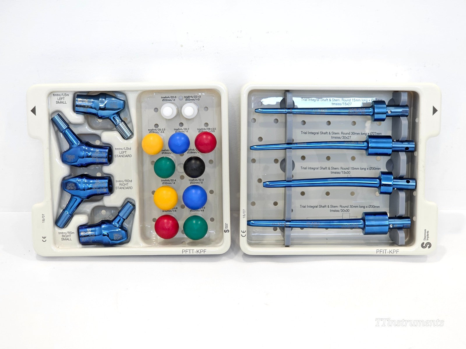 Stryker Stanmore Implants Proximal Femur Trials Tray