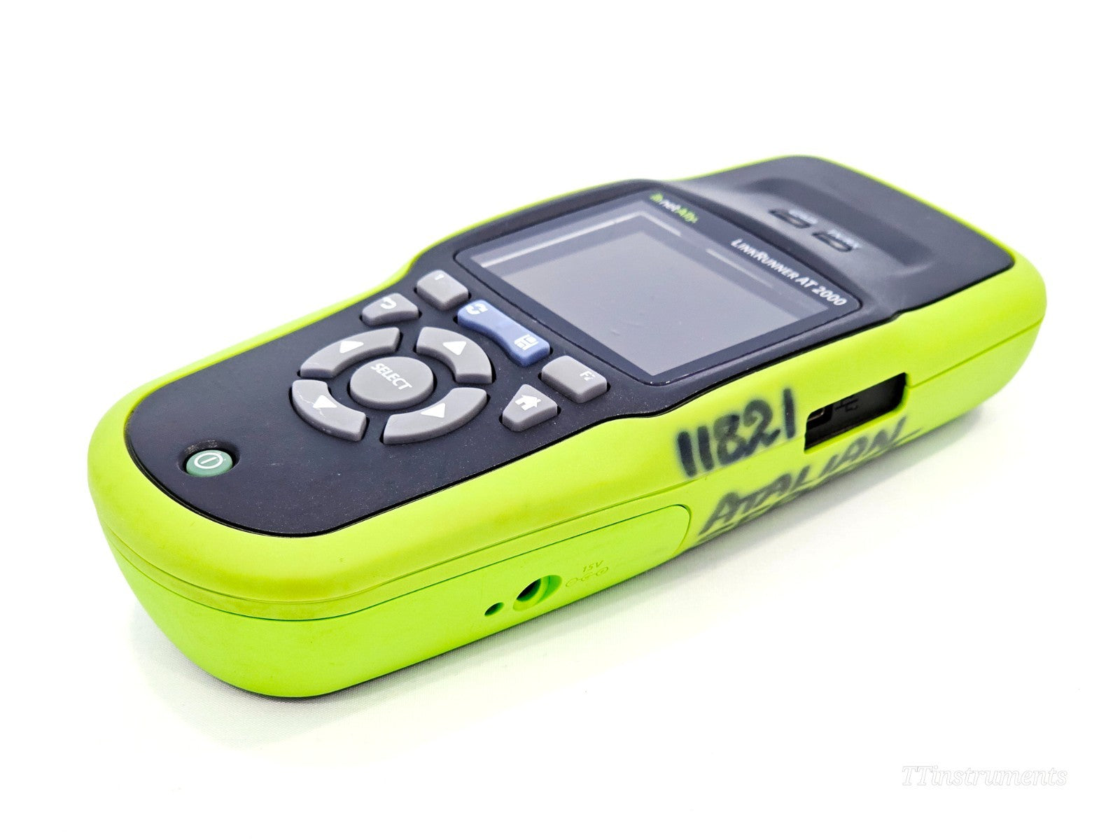 NetAlly LinkRunner rear view used handheld network analyser