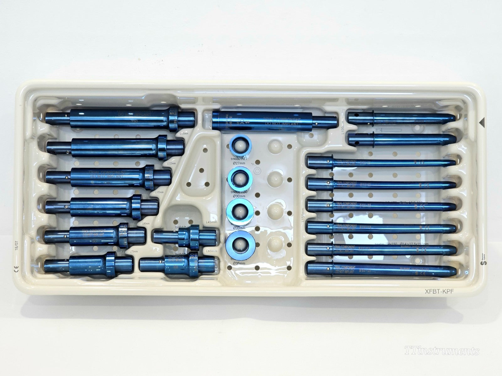 Stryker Stanmore Implants Proximal Femur Trials Tray
