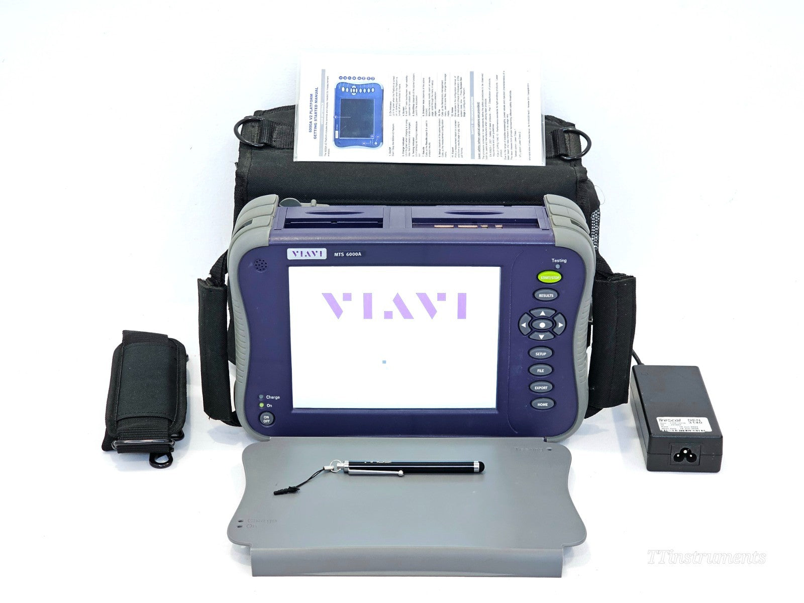 Calibrated Viavi JDSU MTS 6000A V2 + 8126D SM OTDR 1310/1550 nm 50/50 dB High Po