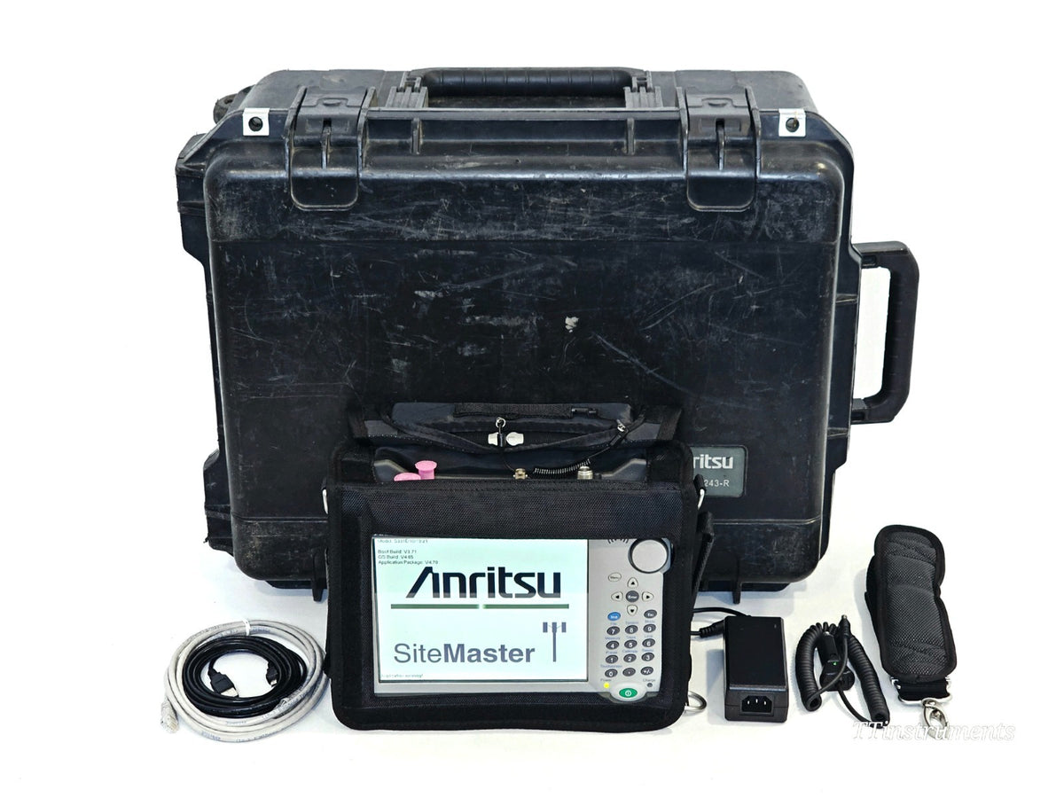 Anritsu S331E used cable and antenna analyser site master handheld RF test instrument