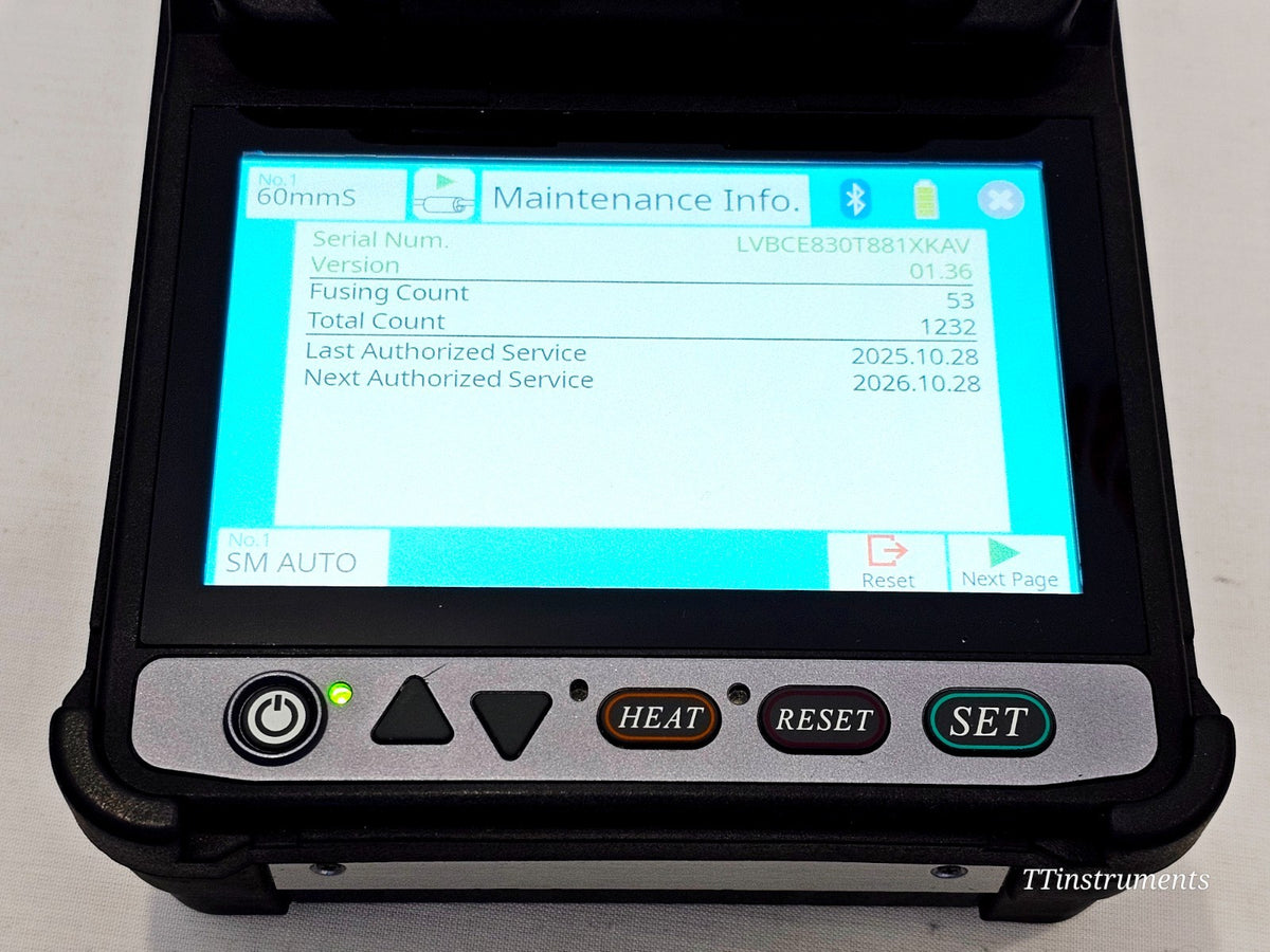 Serviced Fujikura 41S Active Cladding Fusion Splicer ARC 1232 **NO Cleaver1