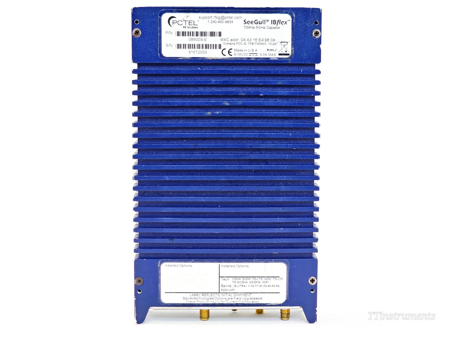PCTEL SeeGull IBflex 10MHz - 6GHz CAPABLE Scanning Receiver 08900S-E LTE TD-LTE.4