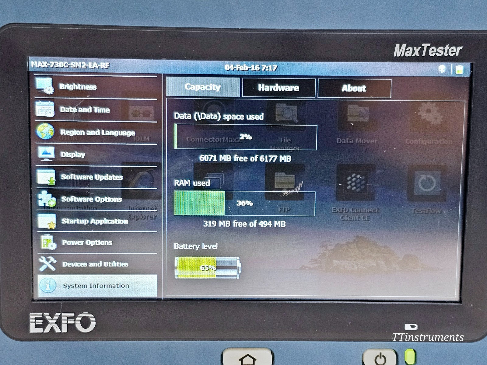 EXFO MAX-730C-SM2 OTDR iOLM MaxTester 1310/1550 & 1625 LIVE FIBRE SM2 MAX-730C