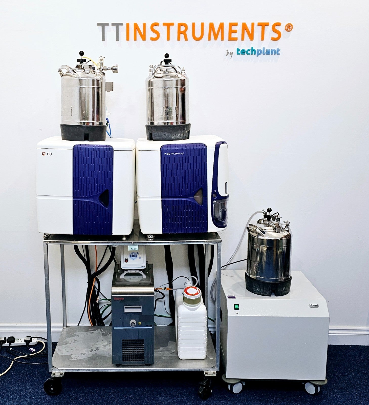 BD Becton Dickinson FACSMelody Cytometer Cell Sorter System 661768 3 Lasers