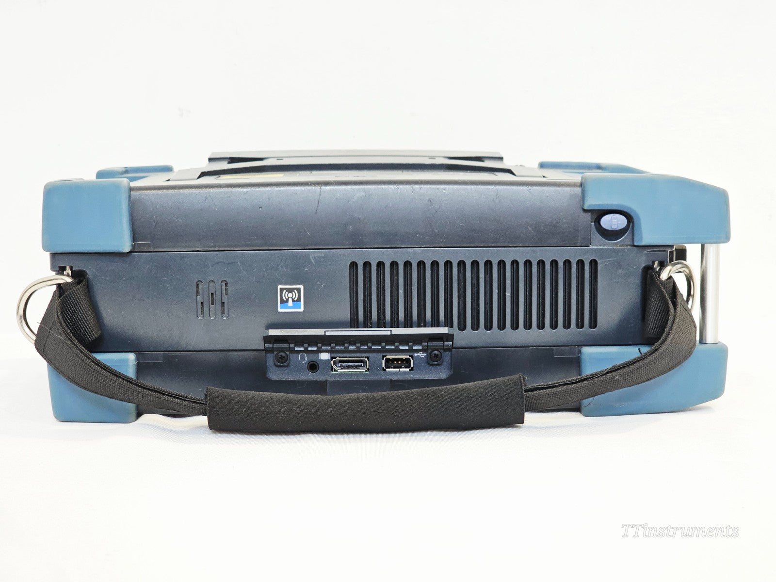 EXFO FTB-2 OTDR unit showing cosmetic condition of used test equipment