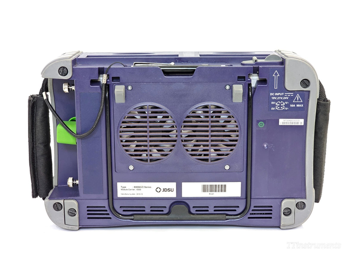 VIAVI MTS fibre tester keypad and controls close-up detail