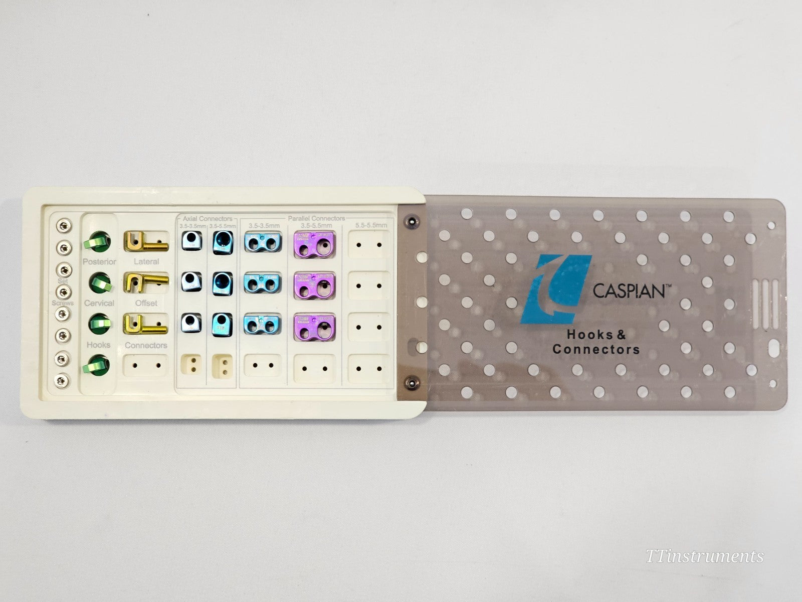 Close-up detail of Stryker Stanmore surgical instrument part markings and catalogue references