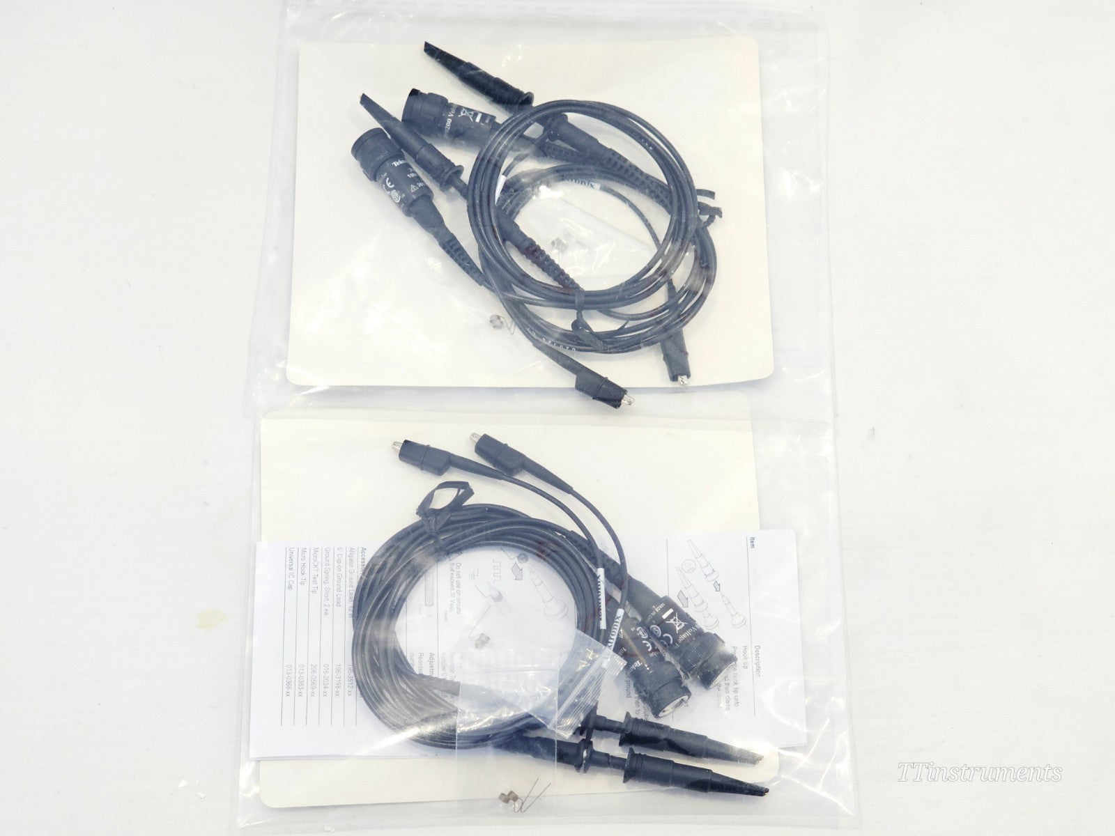 Tektronix MSO24 oscilloscope channel input BNC connectors close-up