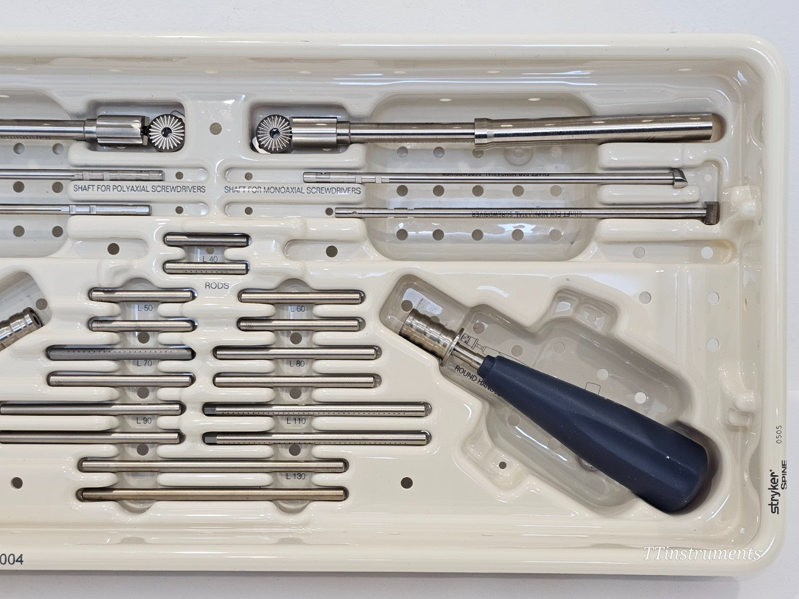 Stryker Spine XIA Common Instruments Tray 48040052