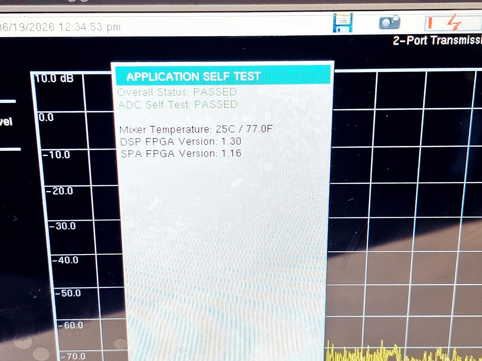 Anritsu S331E analyzer connector port close-up N-type RF input
