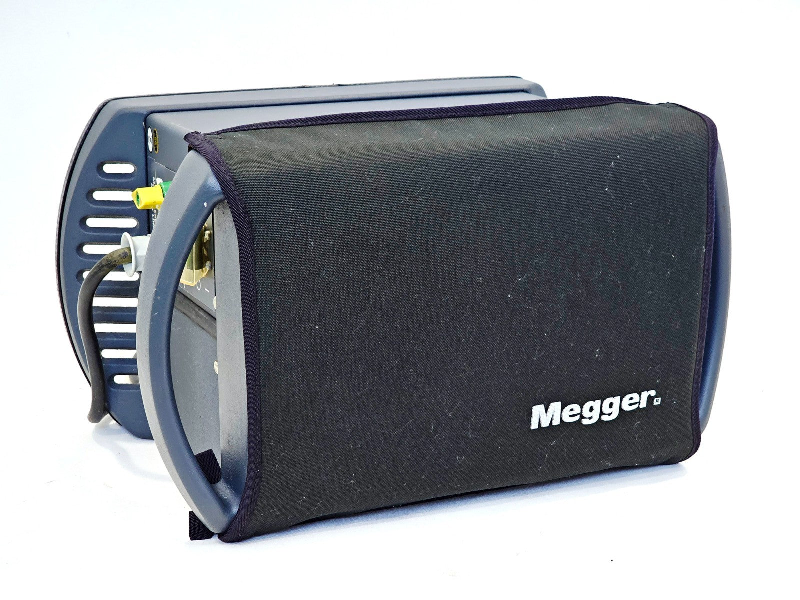 Megger DLRO200 low resistance ohmmeter angled view showing full unit