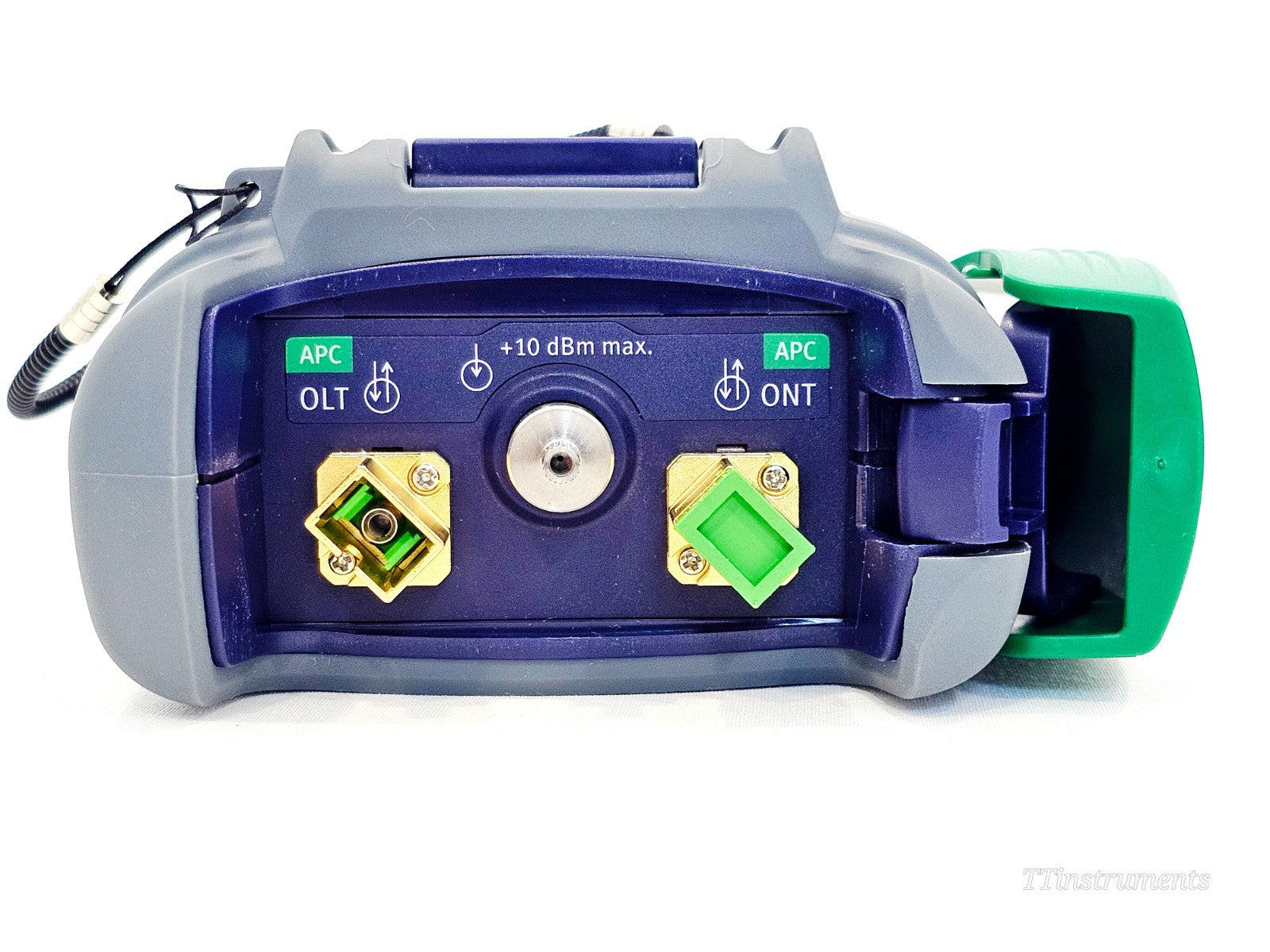 VIAVI OLP-87 power meter rear panel and battery compartment