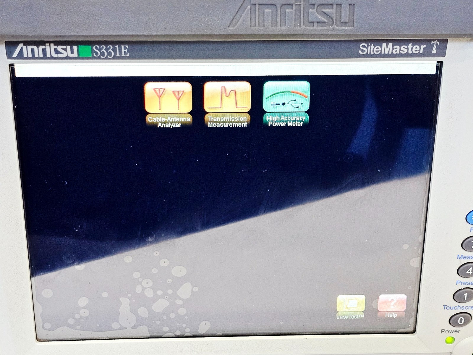 Anritsu S331E site master cosmetic wear detail used condition