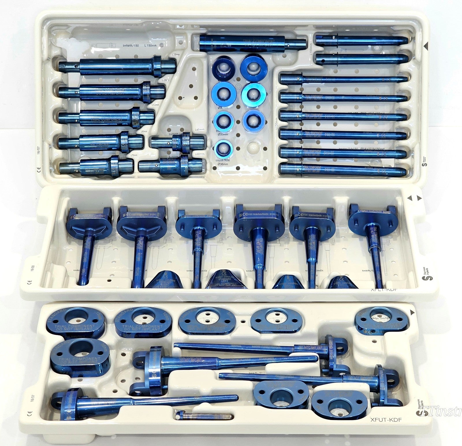 Stryker Stanmore METS Modular Distal Femur Trial Implants Set