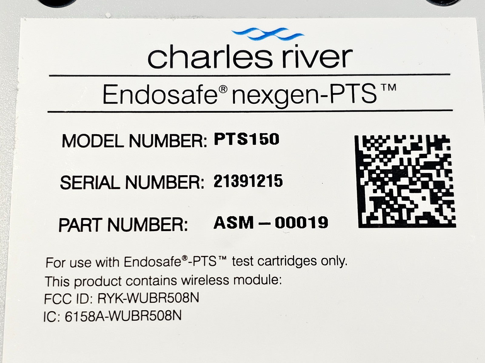 Calibrated Charles River Endosafe nexgen-PTS PTS150 Handheld Spectrophotometer