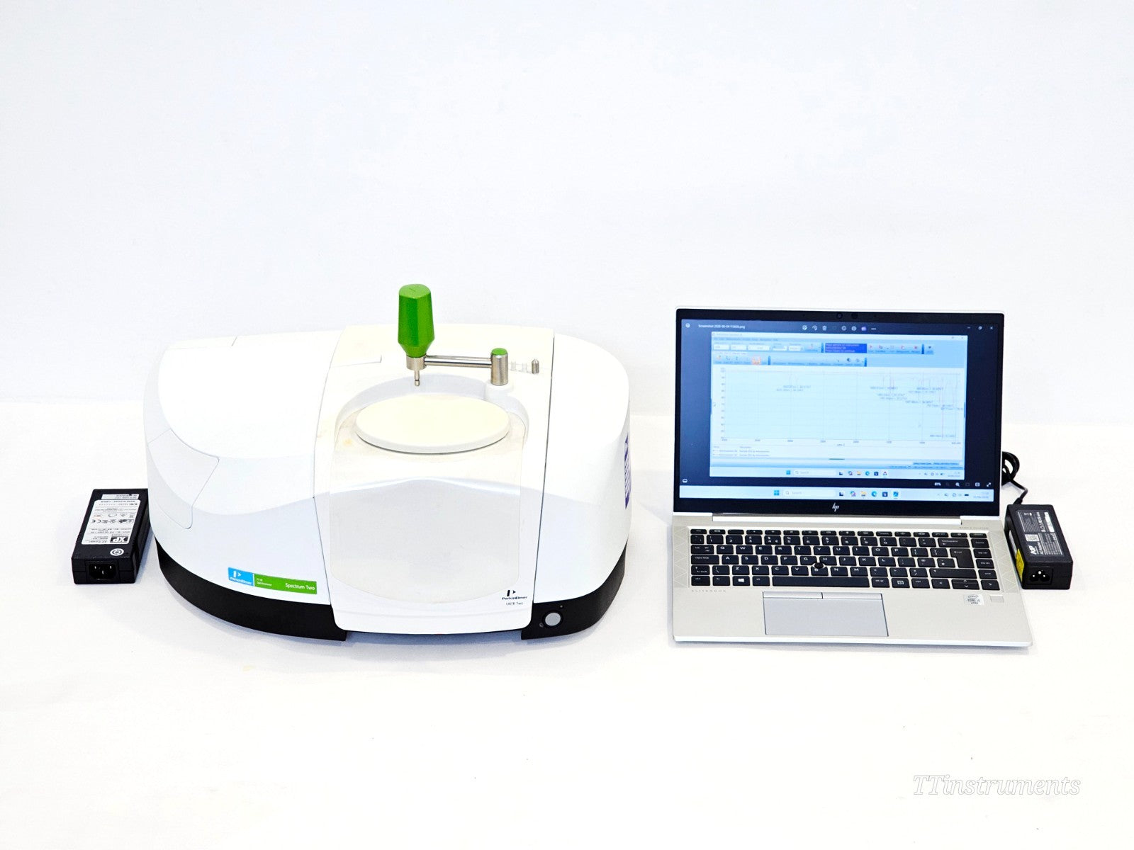 PerkinElmer Spectrum used FTIR infrared spectrometer lab spectroscopy instrument front view