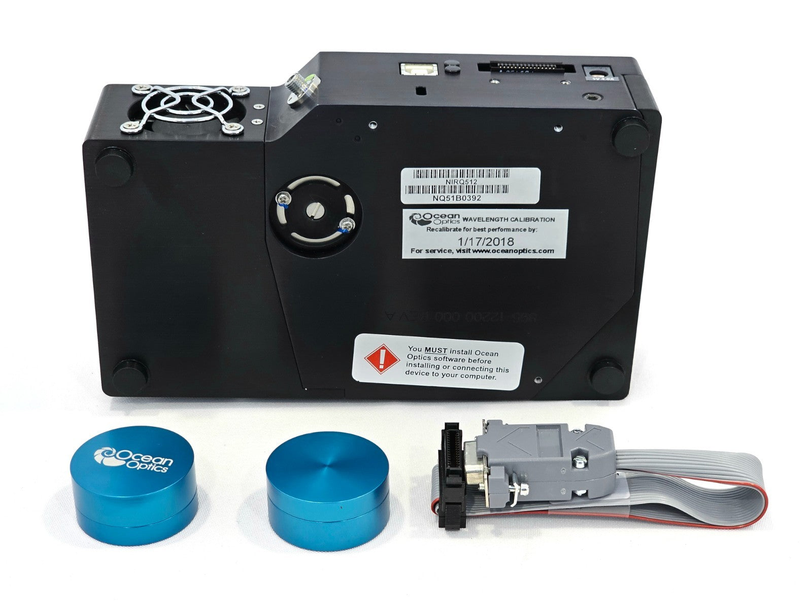 Ocean Optics NIRQuest NQ512 Near Infrared Spectrometer 900-1700nm + Light Source