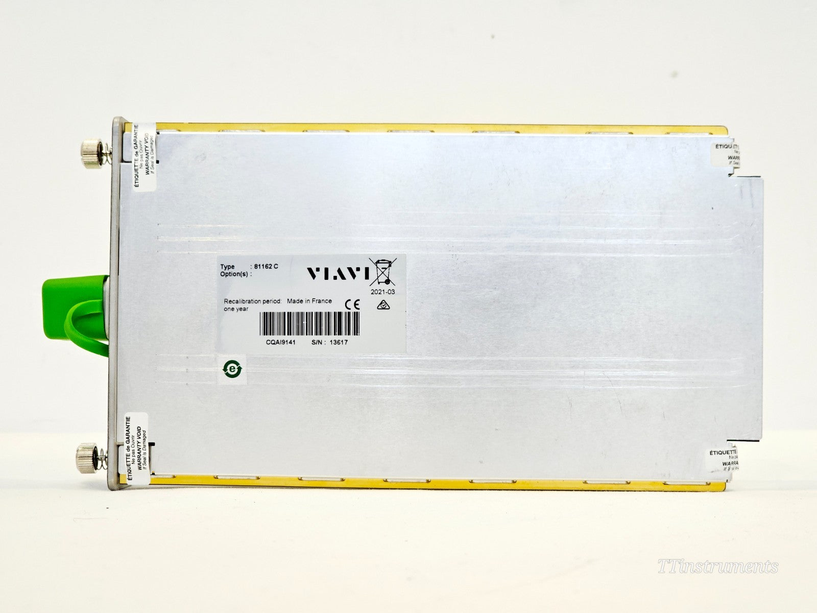 VIAVI MTS 6000A V2 Platform + 81162C 1625nm Filtered OTDR Module SC-APC 47.5 dB7