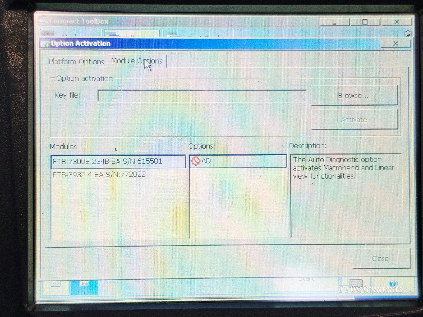 EXFO FTB-200 V2 OTDR 1310/1550/1625nm FTB-7300E-234B + FTB-3932 MultiTest15
