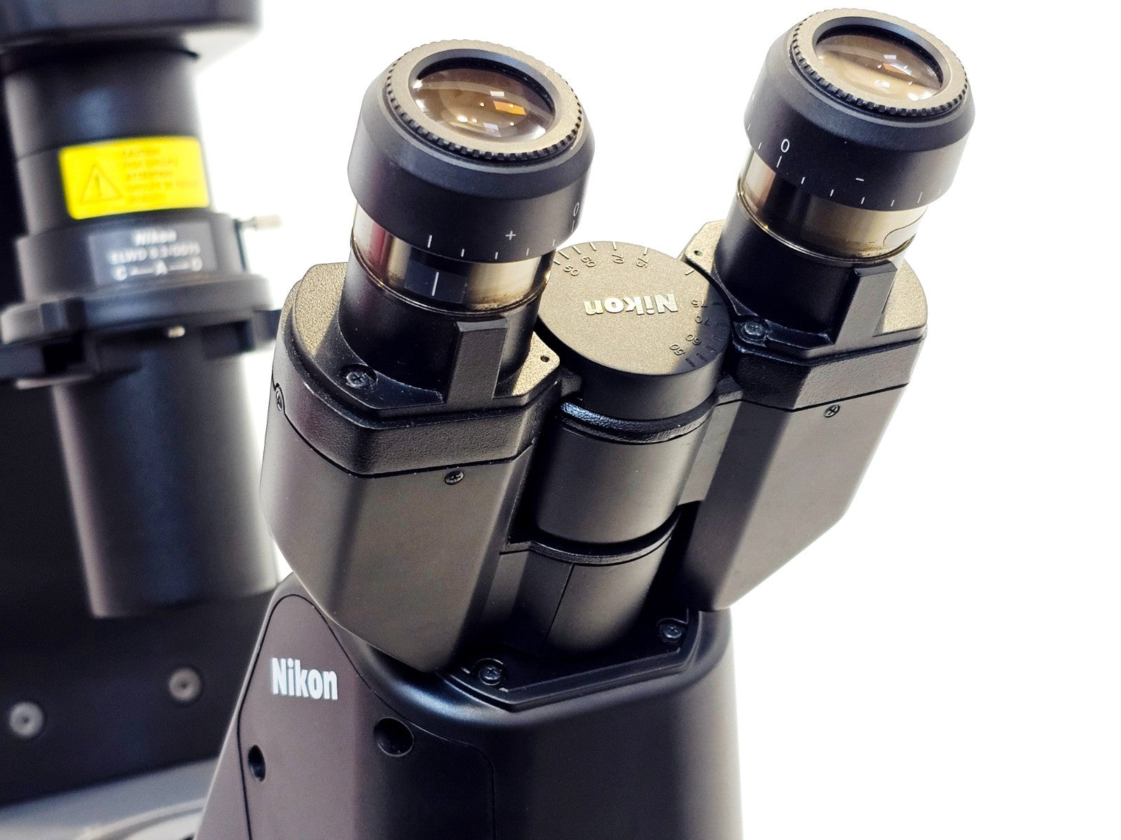 Nikon Eclipse microscope rear panel ports and connections