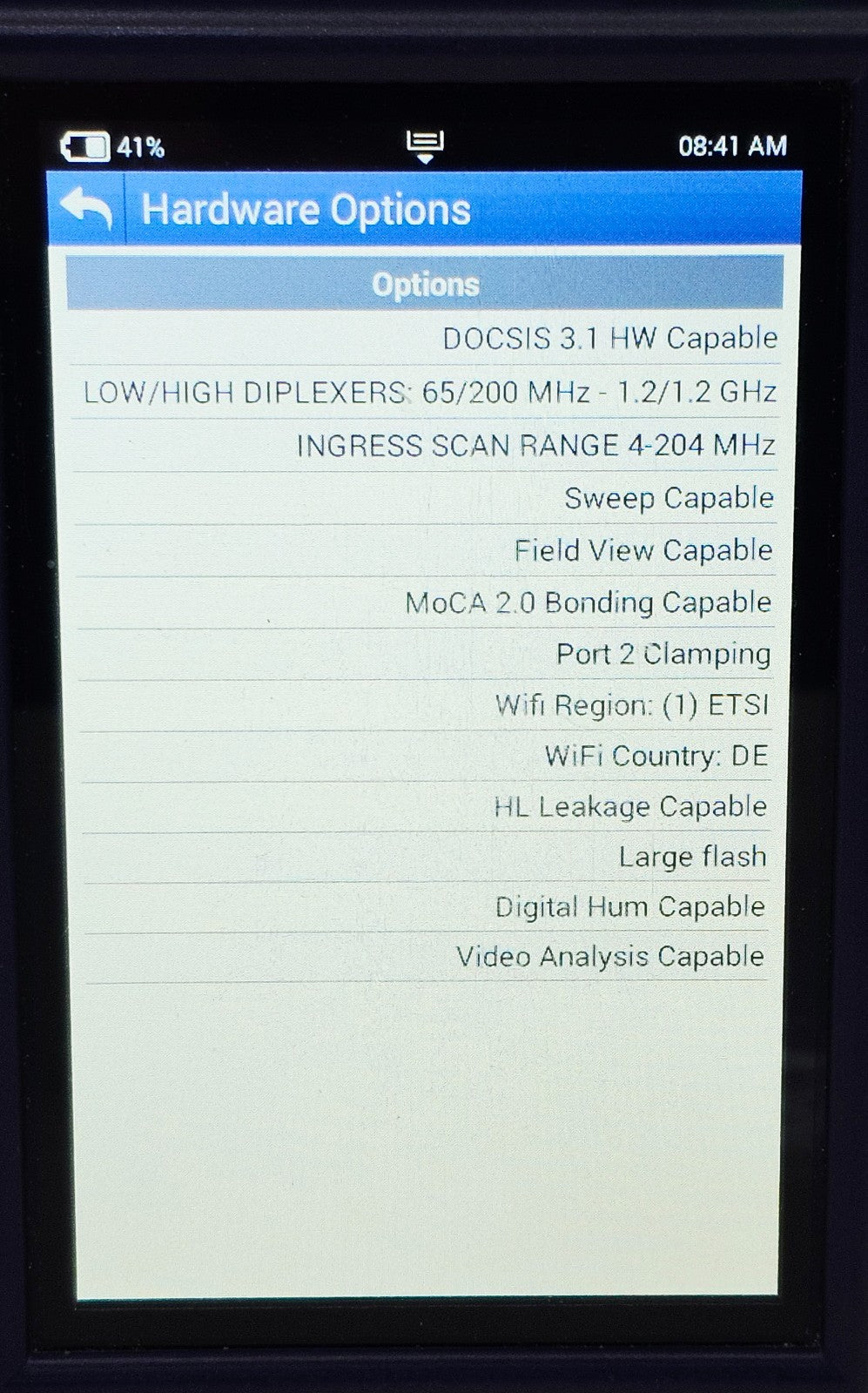 Viavi ONX-630 DSAM Meter DOCSIS 3.1 Multiple Options ONX-CATV-D31-S-6520-121212