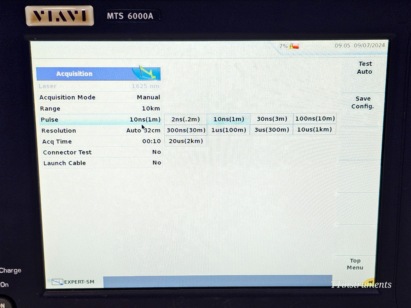 VIAVI MTS 6000A V2 Platform + 81162C 1625nm Filtered OTDR Module SC-APC 47.5 dB15