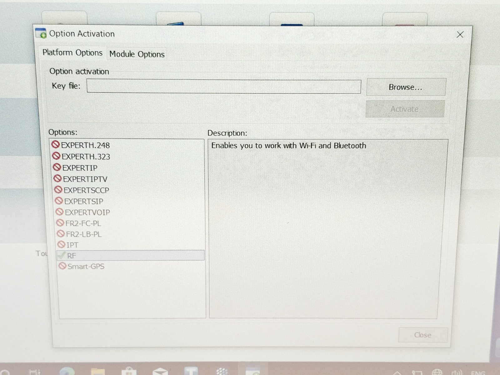 EXFO FTB-4 used telecom platform bottom panel and feet