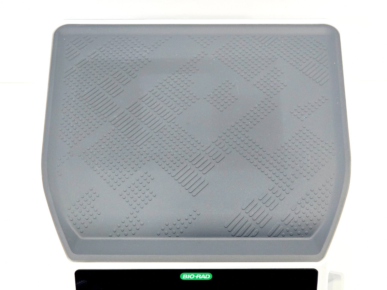 Bio-Rad GelDoc top view of gel documentation imaging surface