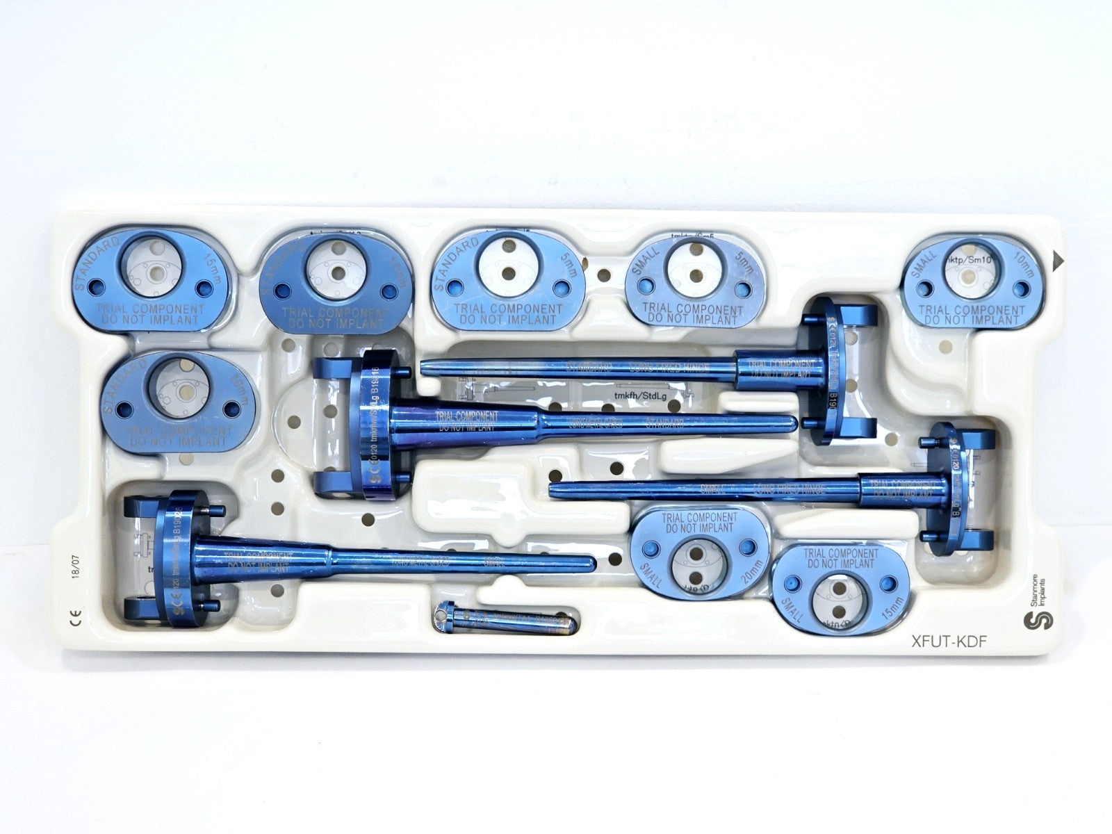 Stanmore Distal Femur Trials Tray 1