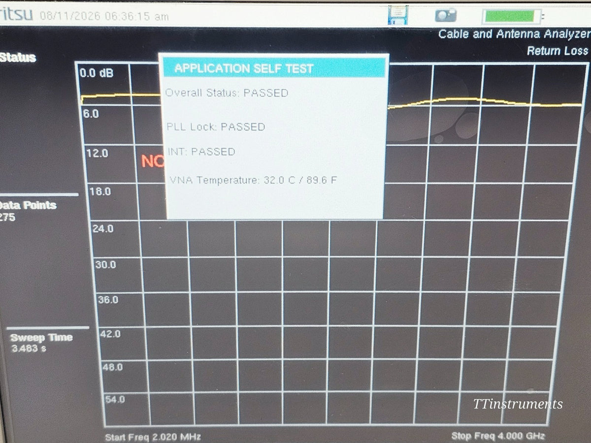 Anritsu S331E used cable and antenna PIM analyser full unit overview