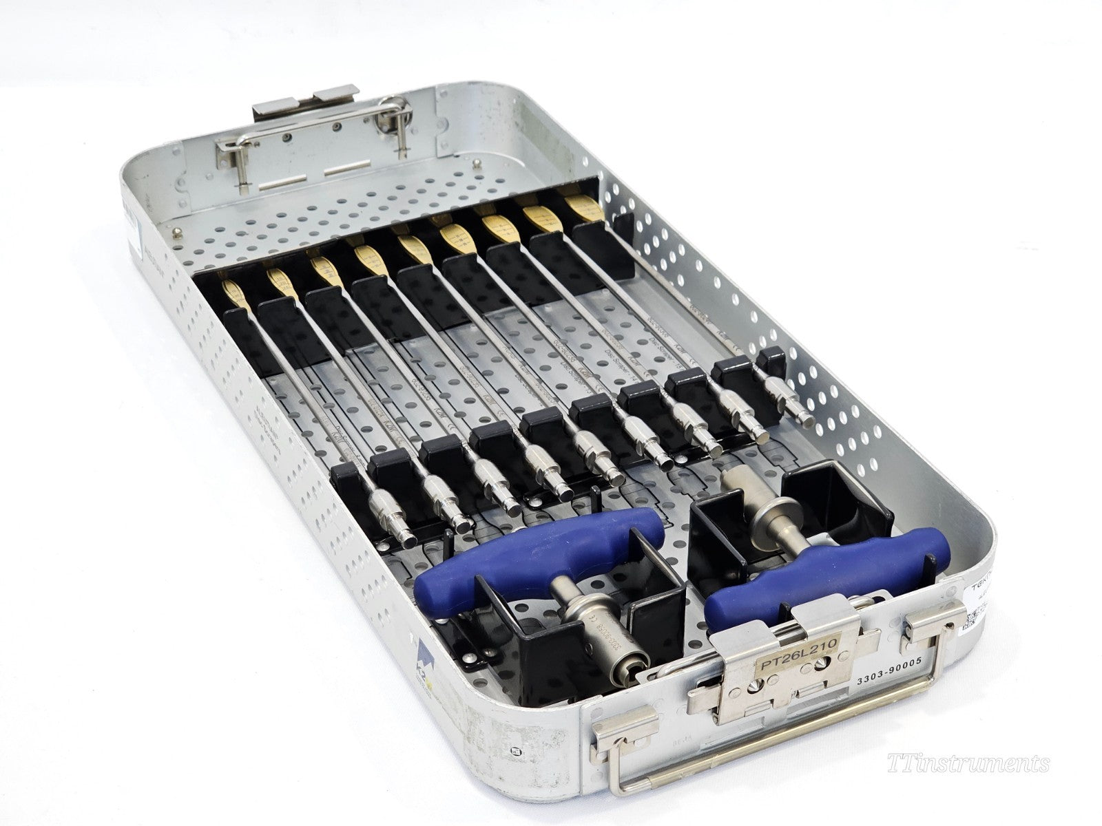 Stryker K2M Aleutian Interbody Systems Lordotic Trial Instrument Set 7mm - 15mm