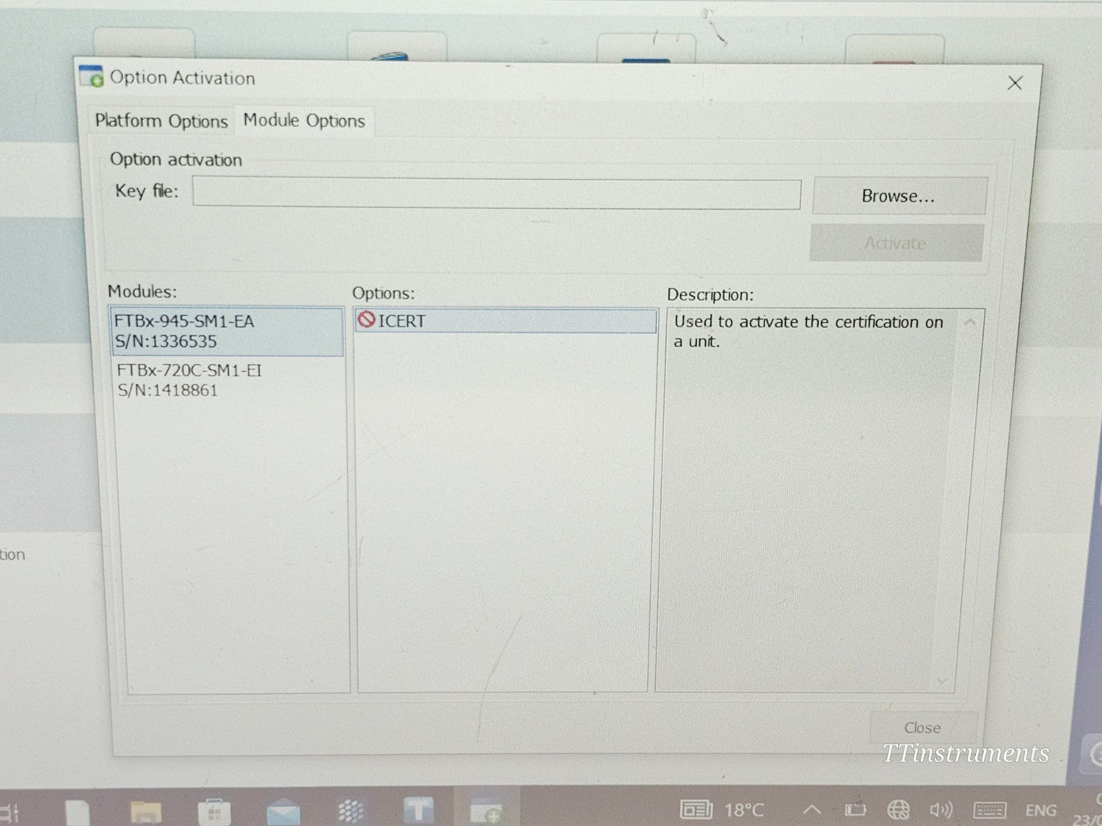 EXFO Calibrated FTB-2 with FTBx-720C OTDR 1310/1550 + FTBx-945 OLTS MFD 202016