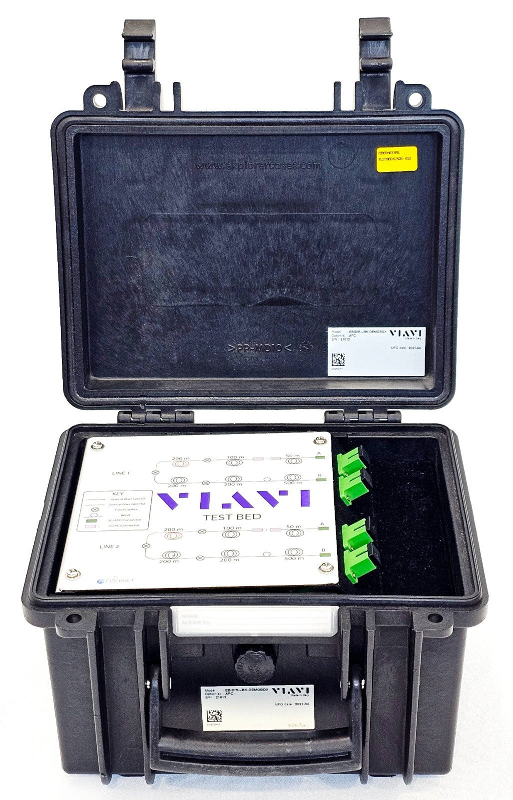 Viavi EBIDR-LBK-DEMOBOX Test Bed by Fibernet ELCSM20M-SCA-SCA APC