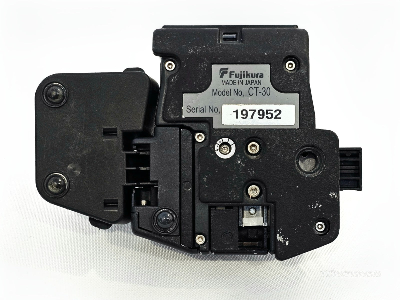 Fujikura FSM-70S+ fusion splicer cosmetic condition detail showing used unit overall condition