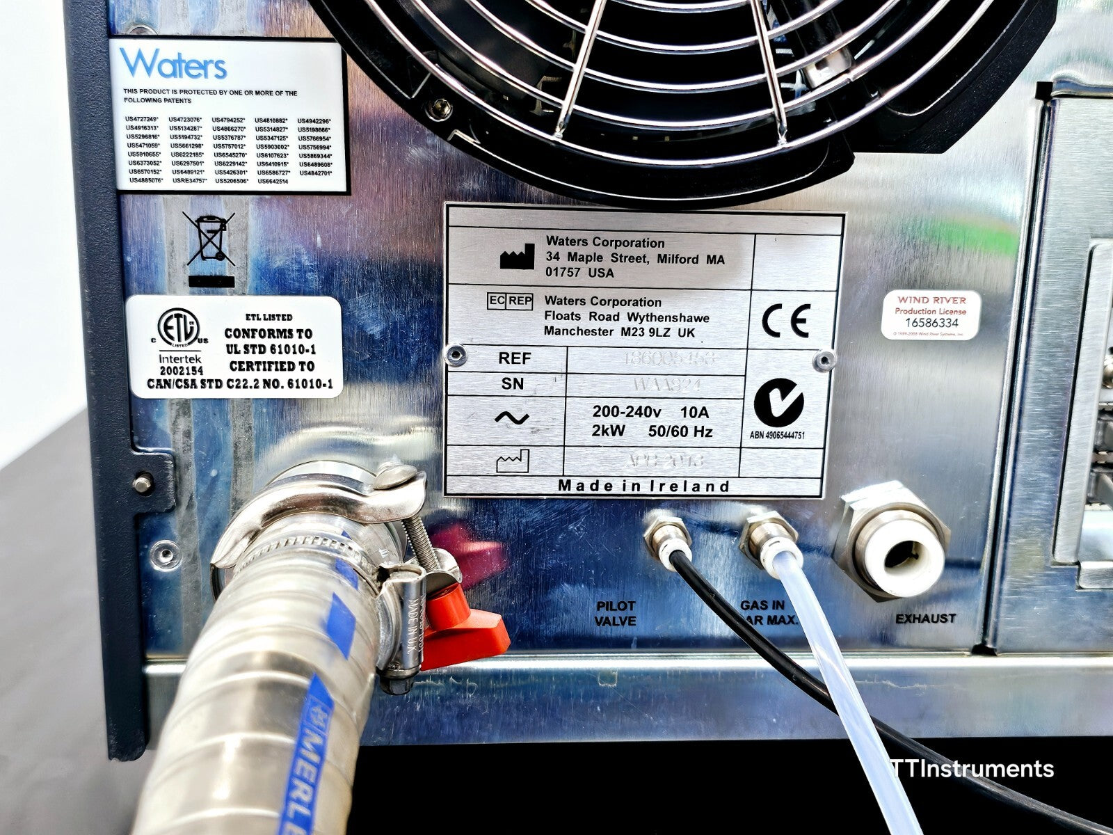 Waters Xevo TQ-S internal ion optics and StepWave components