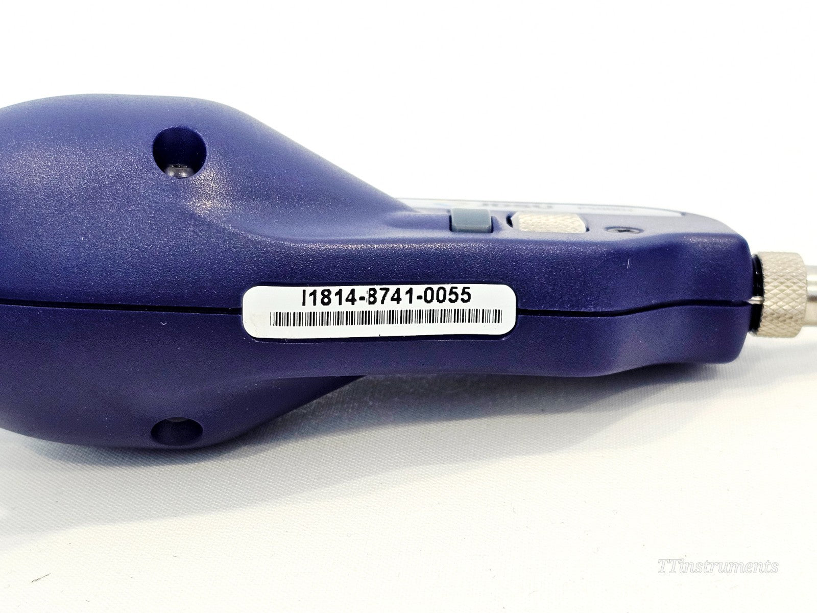 JDSU Viavi fibre optic test unit rear panel detail, used optical measurement device