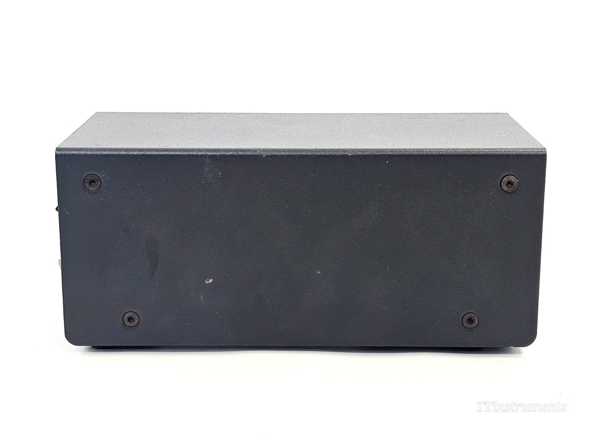 Ocean Optics light source rear panel ports and connectors close-up