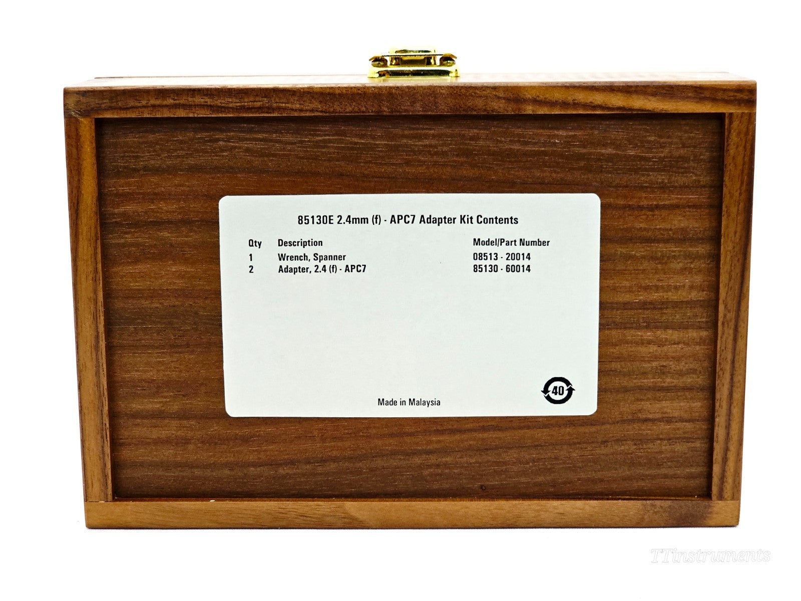 Keysight Agilent 85130E 2.4mm (f) - APC7 Adapter Kit 85130-60014 DC - 18 GHz
