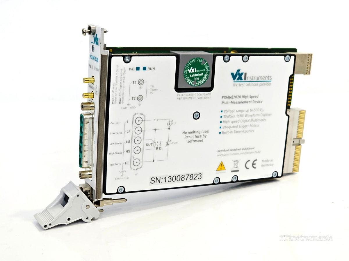 Pickering 60-102B-001 used PXI board component detail view