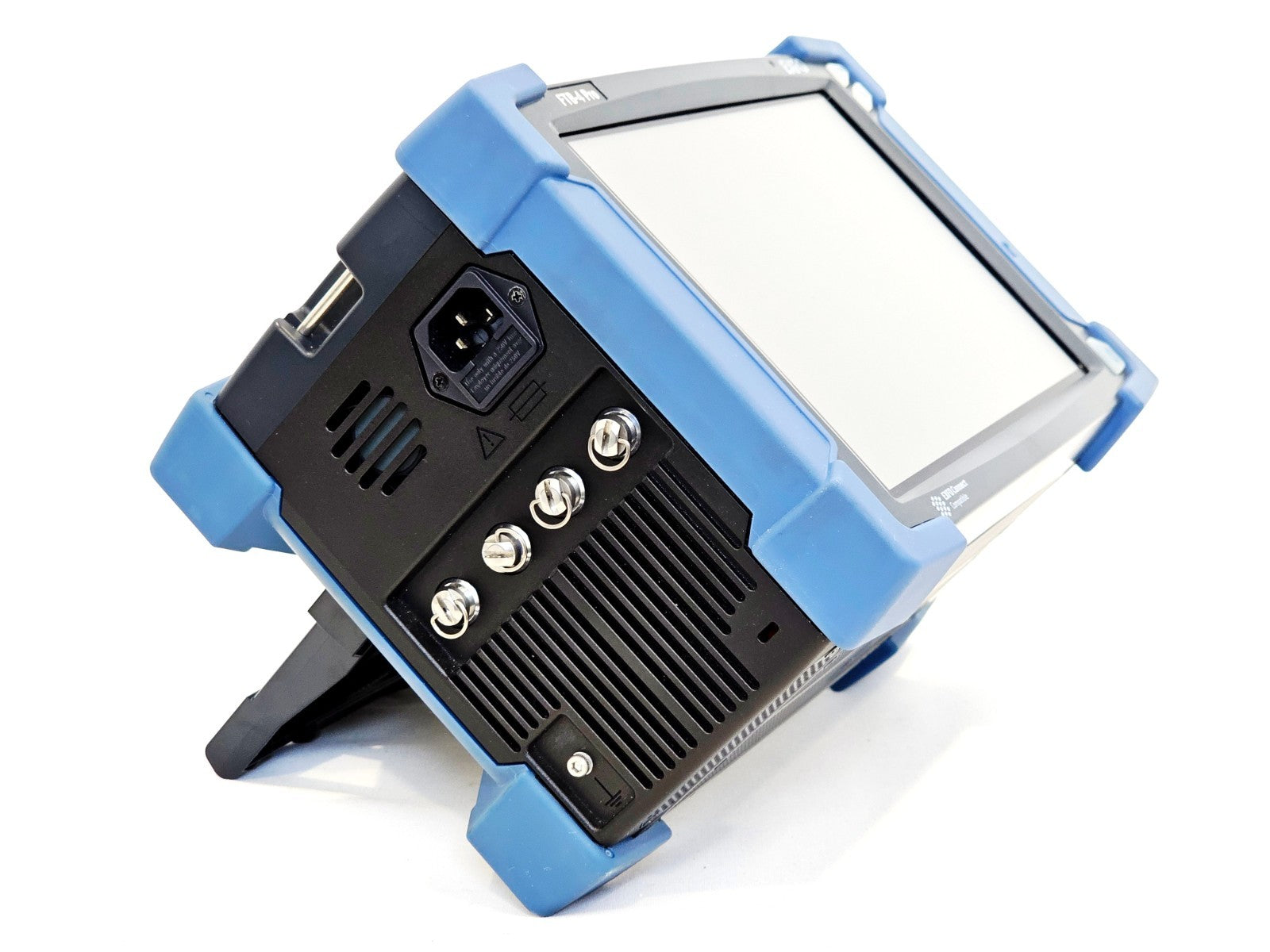 EXFO FTB-4 used test platform angled view showing module slots
