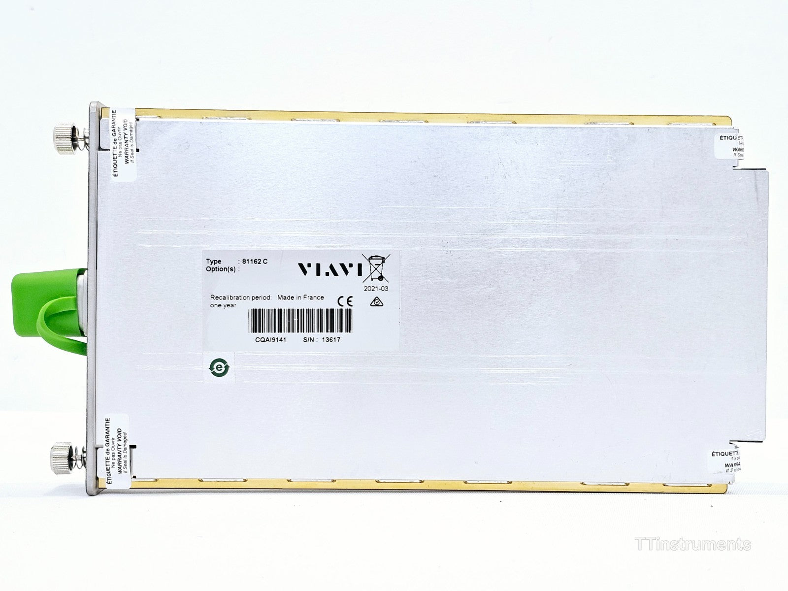 Viavi T-BERD 8000E V2 + 81162C & 81165C 1625/1650 nm Filtered OTDR 47.5/46 dB