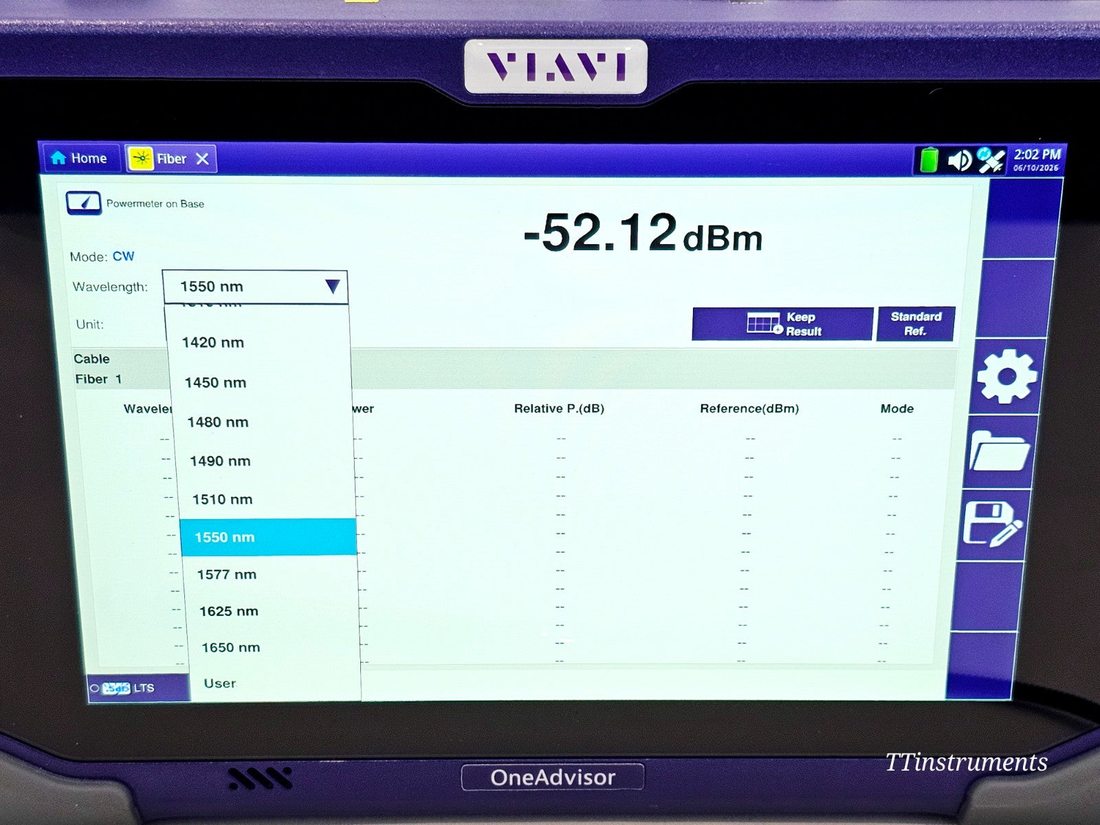 VIAVI OneAdvisor carry case and included accessories used condition