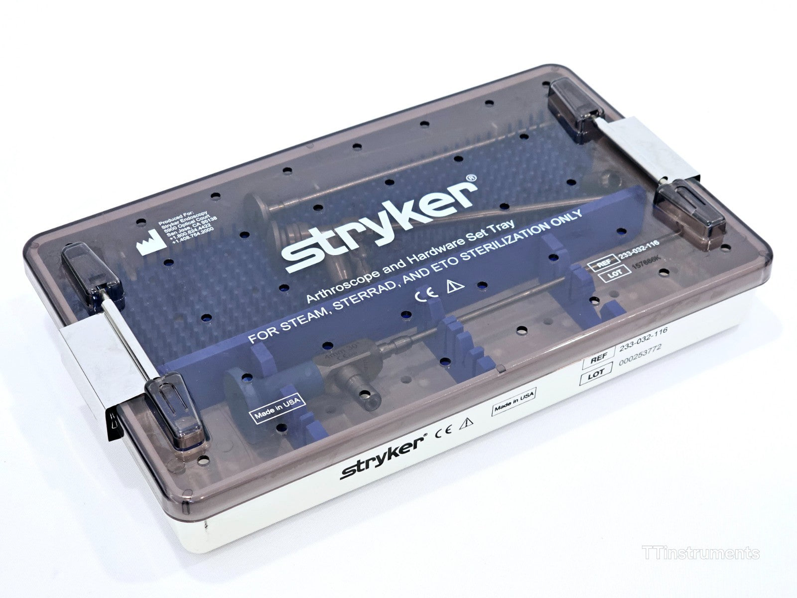 Stryker 233-032-116 Arthroscope and Hardware Tray Set #2