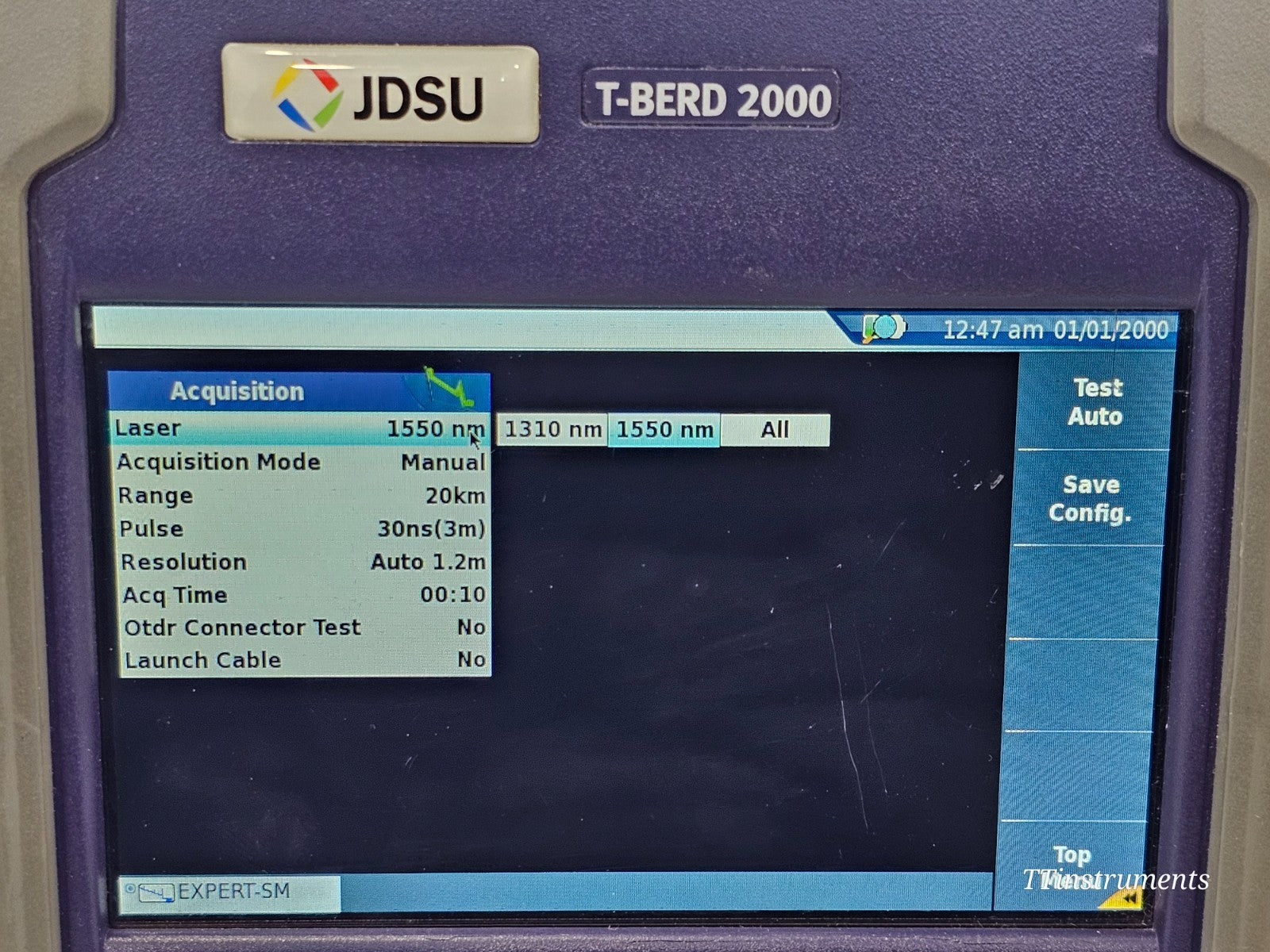 JDSU T-BERD 2000 + 4146 QUAD OTDR SM MM 850/1300 1310/1550 + P5000i Scope