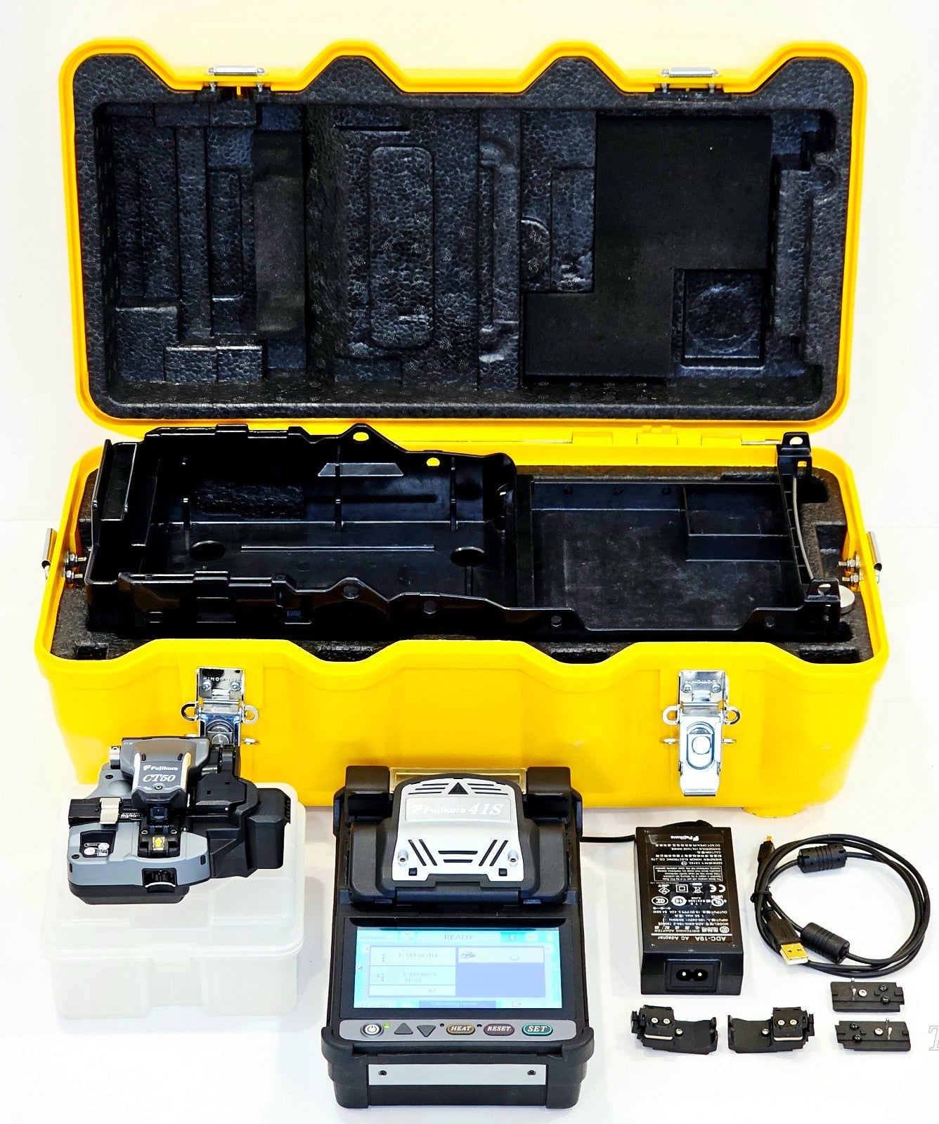 Serviced Fujikura 41S Active Cladding Fusion Splicer + CT-50 Cleaver ARC 1919