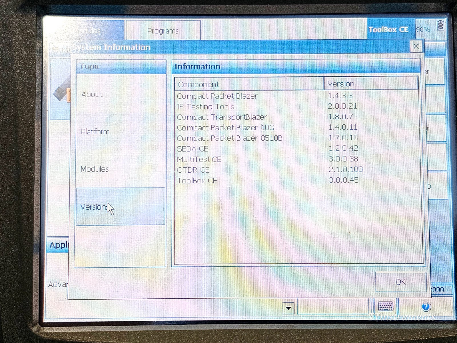EXFO FTB-200 with FTB-7300D SM OTDR 1310/1550/1625 nm FTB-7300D-234B 39/38/36 dB16